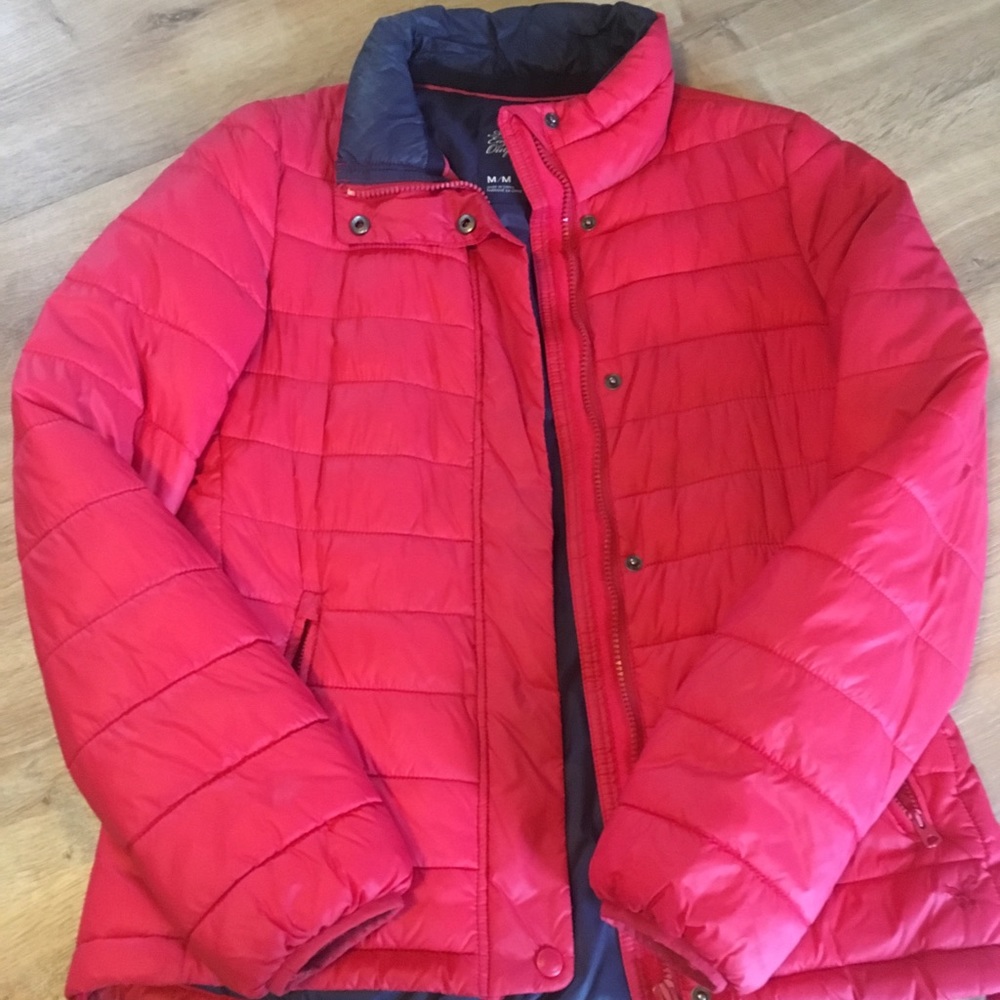 American Eagle Outfitters red puffer jacket